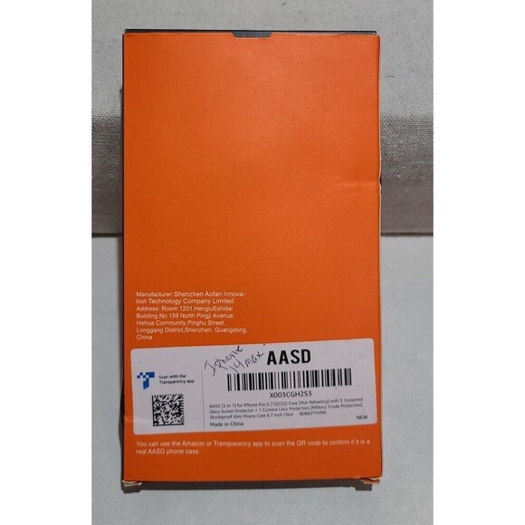 AASD Crystal Clear case for iPhone 14 Pro Max-Shockproof Phone Case Ultra Thin - Picture 2 of 4